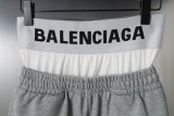 Balenciaga Couple Splicing Fake Two Embroidered Shorts