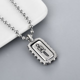 Chrome Hearts Fashion Rotating Cross Bead Chain