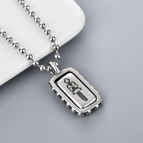 Chrome Hearts Fashion Rotating Cross Bead Chain