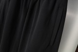 Balenciaga Couple Checkered Button Splicing Fake Two Embroidered Casual Pants
