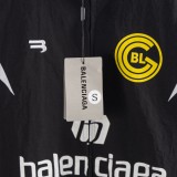 Balenciaga New10 Splicing Double Zipper Stormtrooper Jacket