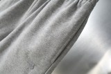 Balenciaga Couple Checkered Button Splicing Fake Two Embroidered Casual Shorts
