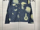 Louis Vuitton New Laundry Gradient Vintage Denim Coat Full Logo Rascal Jacket Coat