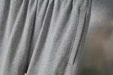 Balenciaga Couple Checkered Button Splicing Fake Two Embroidered Casual Pants