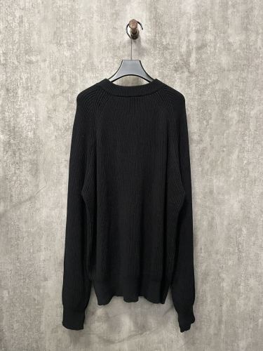 Burberry Unisex Personalized Diagonal Zipper Casual Hoodie Wool Sweater