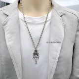 Chrome Hearts Retro Couple Large Sword Pendant Sweater Chain
