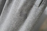 Balenciaga Couple Checkered Button Splicing Fake Two Embroidered Casual Pants