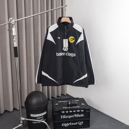 Balenciaga New10 Splicing Double Zipper Stormtrooper Jacket
