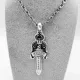 Chrome Hearts Retro Couple Large Sword Pendant Sweater Chain