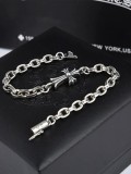 Chrome Hearts New Couple Retro Hip Hop Personalized Roman Letter Bracelet