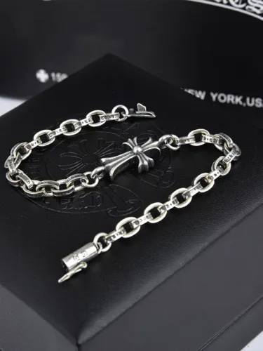 Chrome Hearts New Couple Retro Hip Hop Personalized Roman Letter Bracelet