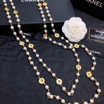 Chanel Classic Versatile Pearl Long Chain Sweater Chain