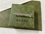 Gucci Classic Vintage Pattern Tie Clip