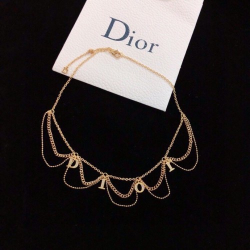 Dior Fashion New Letter Tassel Necklace