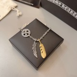 Chrome Hearts Retro Trendy New Multi Element Cross Necklace