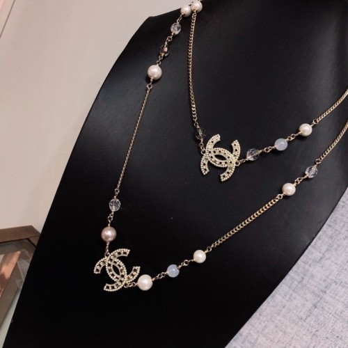 Chanel Classic New Pearl Long Chain Sweater Chain