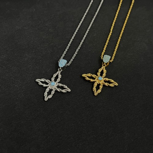 Louis Vuitton Retro Trendy Turquoise Necklace