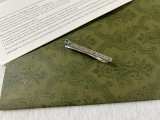 Gucci Classic Vintage Pattern Tie Clip