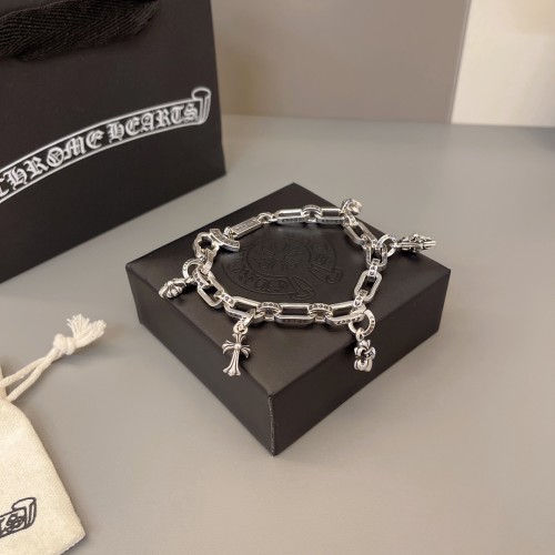 Chrome Hearts New Trendy New Multi Element Cross Anchor Bracelet
