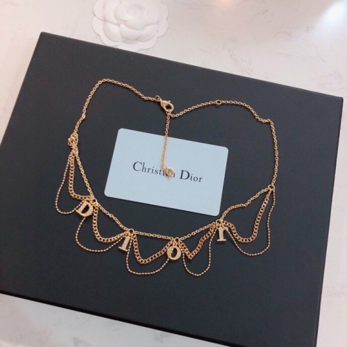 Dior Fashion New Letter Tassel Necklace