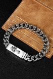 Chrome Hearts Retro Couple Cross Bracelet Size: 20 CM