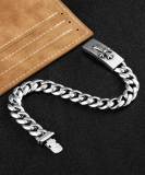 Chrome Hearts Retro Couple Cross Bracelet Size: 20 CM