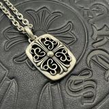 Chrome Hearts Retro Vine Cross Tag Necklace