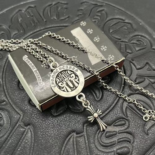 Chrome Hearts Retro Virgin Sword Brand Necklace Size: 50-70 CM