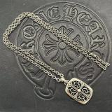 Chrome Hearts Retro Vine Cross Tag Necklace