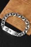Chrome Hearts Retro Couple Cross Bracelet Size: 20 CM