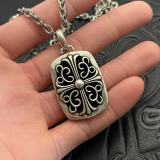 Chrome Hearts Retro Vine Cross Tag Necklace