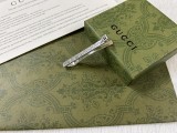 Gucci Classic Vintage Pattern Tie Clip