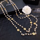 Chanel Classic Versatile Pearl Long Chain Sweater Chain