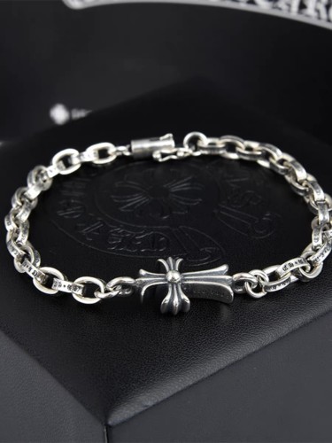 Chrome Hearts New Couple Retro Hip Hop Personalized Roman Letter Bracelet
