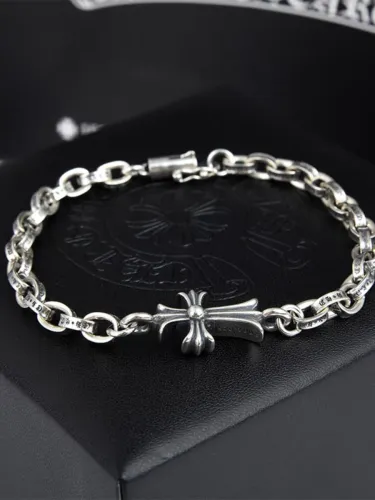 Chrome Hearts New Couple Retro Hip Hop Personalized Roman Letter Bracelet