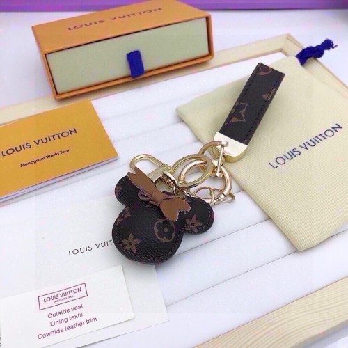 Louis Vuitton Fashion Gentleman Mickey Head Keychain Pendant