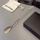 Chrome Hearts Retro Trendy New Multi Element Cross Necklace