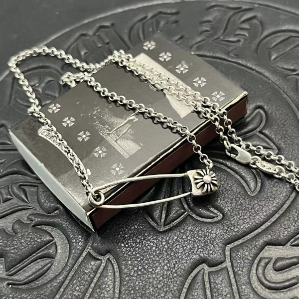 Chrome Hearts Retro Personalized Pin Buckle Necklace