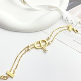 Dior New Double layered CD Pearl Bracelet