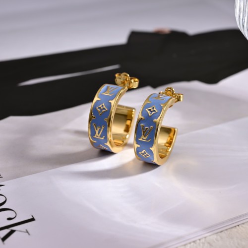 Louis Vuitton New Classic Logo Earrings