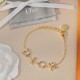 Dior New Exquisite Multi Color Diamond Logo Bracelet