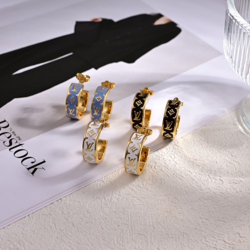 Louis Vuitton New Classic Logo Earrings
