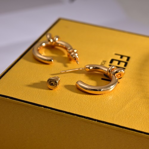 Fendi New Classic Simple Elegant Earrings