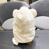 Balenciaga Women's Autumn/Winter Cute One Piece Scarf Ear Protection Hat