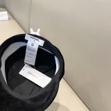 Chanel Retro Velvet Octagonal Hat Painter's Hat Newspaper Children's Hat