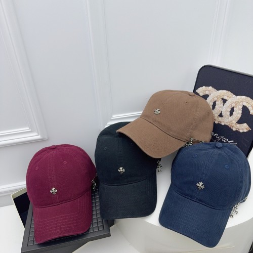 Chrome Hearts New Classic Couple Cross Washed Baseball Hat