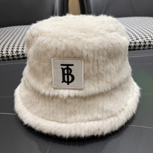 Burberry New Plush Fisherman's Hat Women's Casual Warm Hat