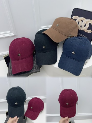Chrome Hearts New Classic Couple Cross Washed Baseball Hat
