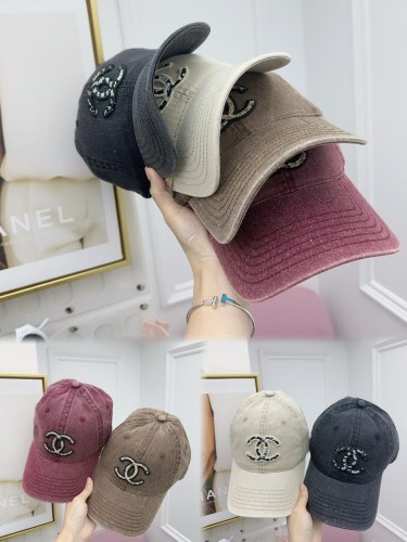 Chanel New Fashion Couple Embroidered Baseball Hat