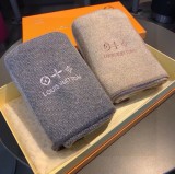 Louis Vuitton Men's Fashion Versatile Embroidered Logo Cashmere Scarf Size: 30 * 180 CM